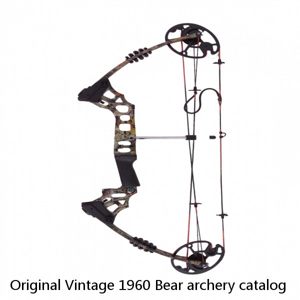 Original Vintage 1960 Bear archery catalog