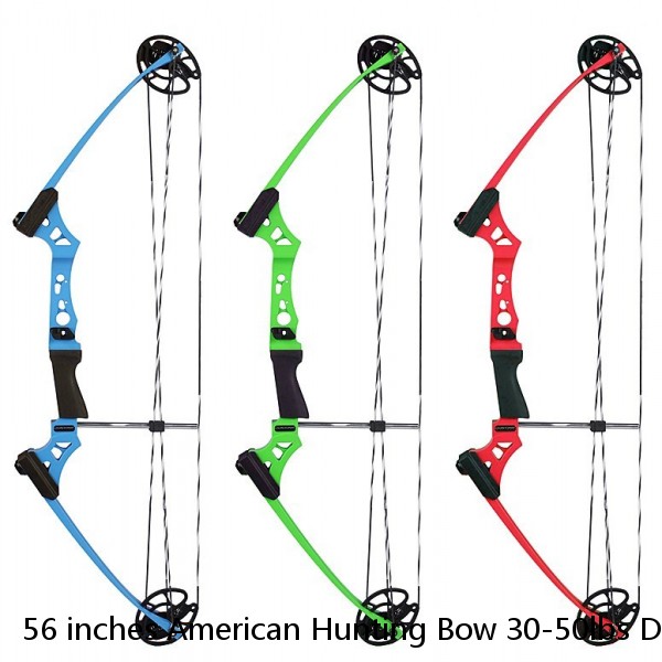 56 inches American Hunting Bow 30-50lbs Draw Weight FPS170-190 Recurve Bow Hunting Archery Bow Accessory