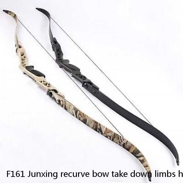 F161 Junxing recurve bow take down limbs hunting recurve bow china wholesale