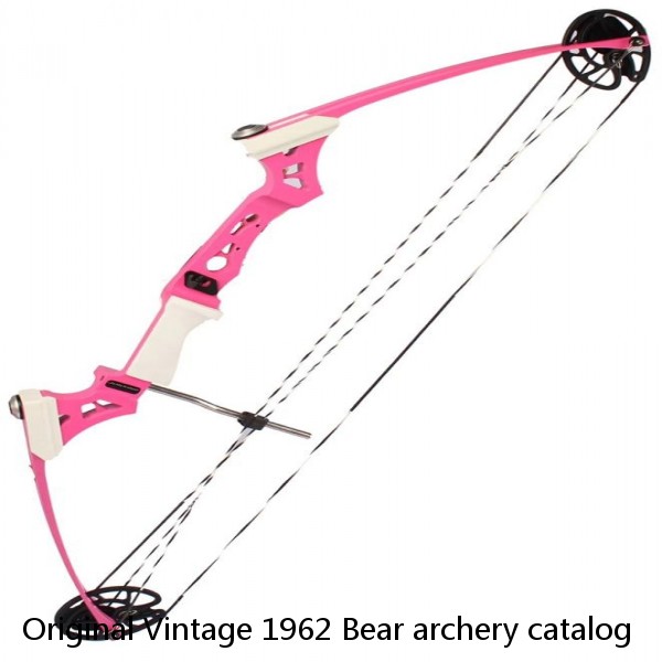 Original Vintage 1962 Bear archery catalog