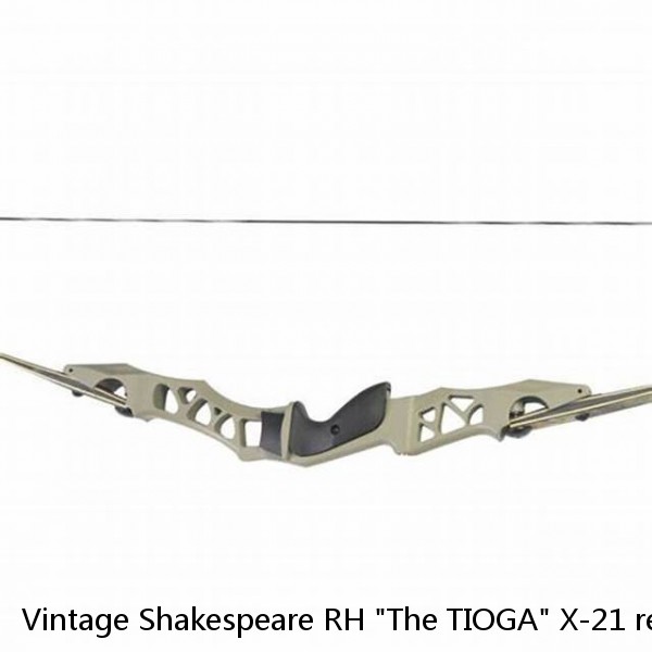 Vintage Shakespeare RH "The TIOGA" X-21 recurve bow 60" 45# 