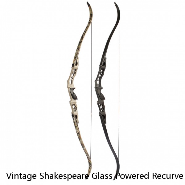 Vintage Shakespeare Glass Powered Recurve Bow, 40#,52", RH,