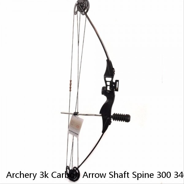 Archery 3k Carbon Arrow Shaft Spine 300 340 400 500 600 30/32inch for Compound Bow Hunting Accessories