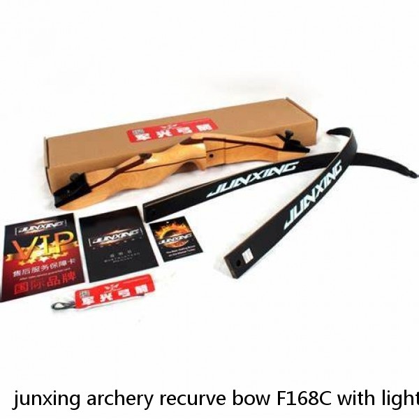 junxing archery recurve bow F168C with light Wooden riser china wholesale