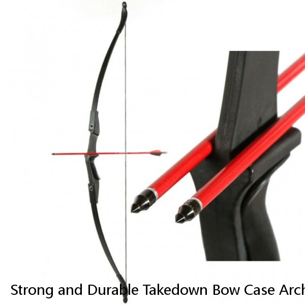 Strong and Durable Takedown Bow Case Archery Accessories Black Recurve Bow Case for Sale